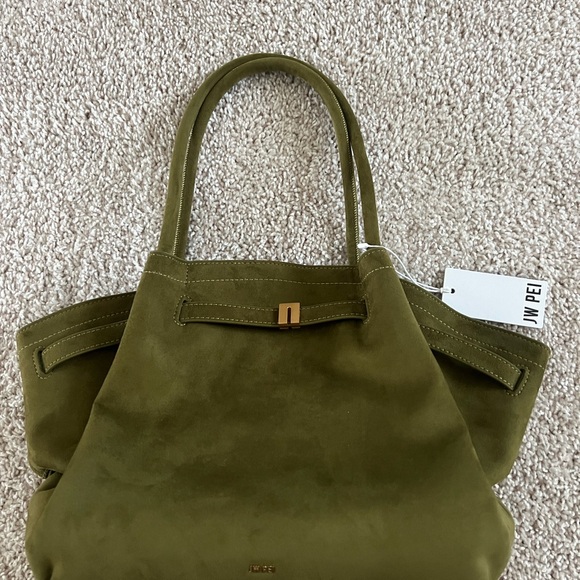 JW PEI Olive Green Tote Bag - Picture 1 of 4